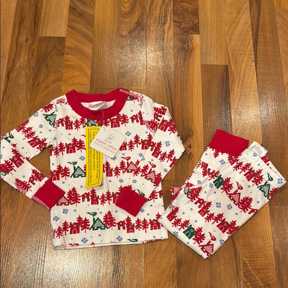 Hanna‎ Anderson holiday pajama set size 3